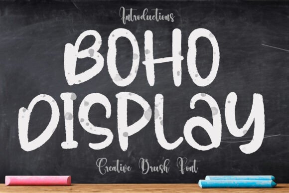 Boho Display: A Bold Font for Your Brand's Identity