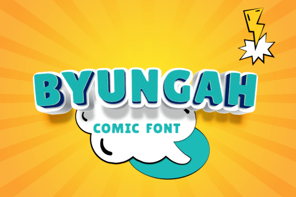 Boost Your Campaigns with Byungah Comic Display Font