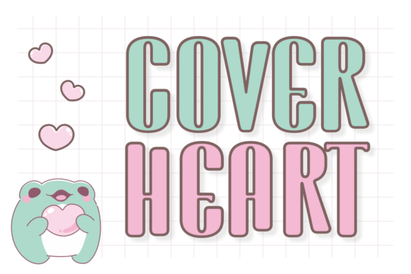 Bring Charm to Your Creations with Cover Heart Font