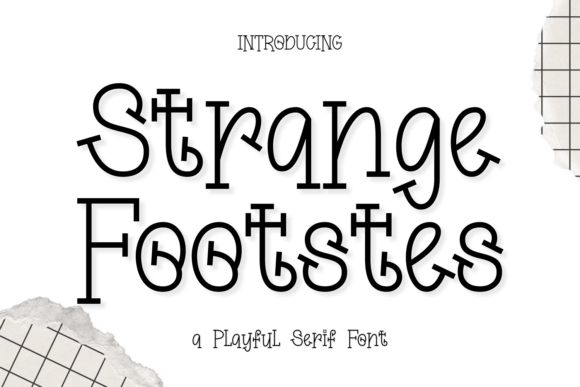 Bring Charm to Your Creations with Strange Footstes Font