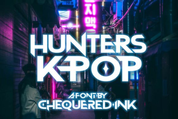 Bring K-Pop Energy to Your Brand with Hunters K-Pop Font
