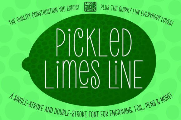 Bring Your Web Design to Life with Pickled Limes Line