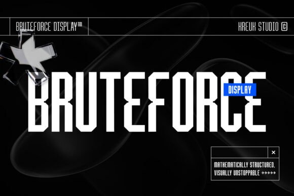Bruteforce Display: A Bold and Precise Typeface for Modern Brands