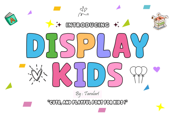 Display Kids: A Playful Font for Crafters and Creators