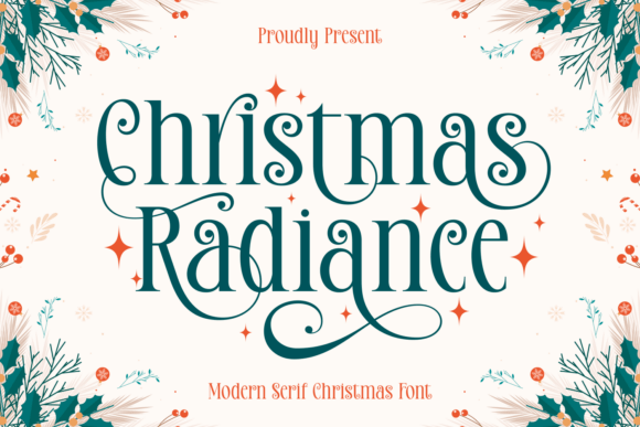 Elevate Your Editorial Designs with Christmas Radiance Font