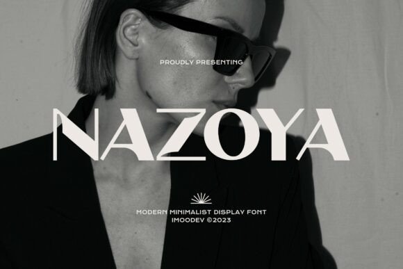 Elevate Your Web Design with Nazoya: A Premium Display Font