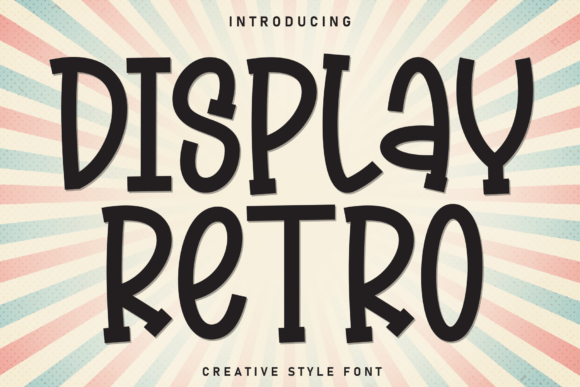 Enhance Your Brand with Display Retro Font