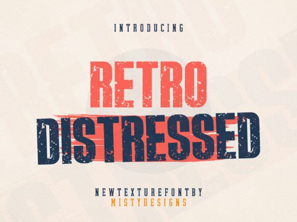 Enhance Your Brand with Retro Distressed Font
