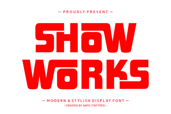 Enhance Your Brand with Show Works Display Fonts