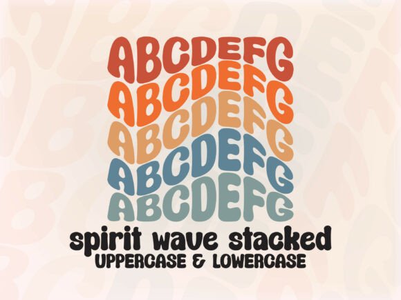 Enhance Your Brand with Spiritwavestacked Font
