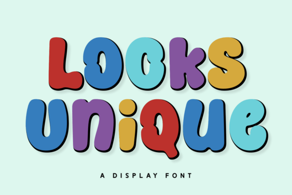 Looks Unique: A Retro-Styled Display Font for Modern Web Design