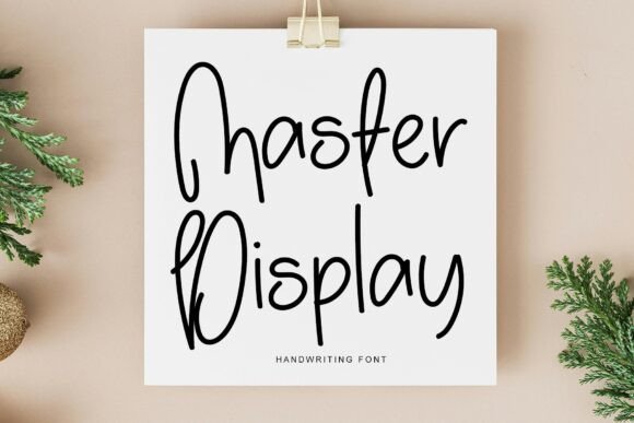 Master Display: A Typeface for Bold and Elegant Publishing