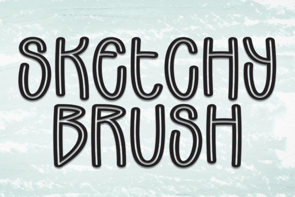 Sketchy Brush: A Versatile Display Font for Creative Branding