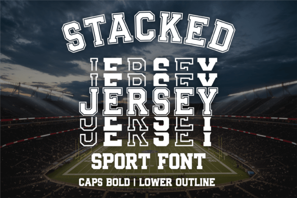 Stacked Jersey: A Bold Typeface for Editorial Impact