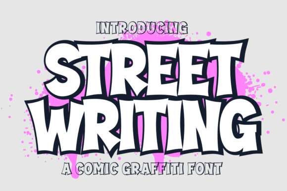 Street Writing: A Versatile Graffiti Cartoon Font for Web Design