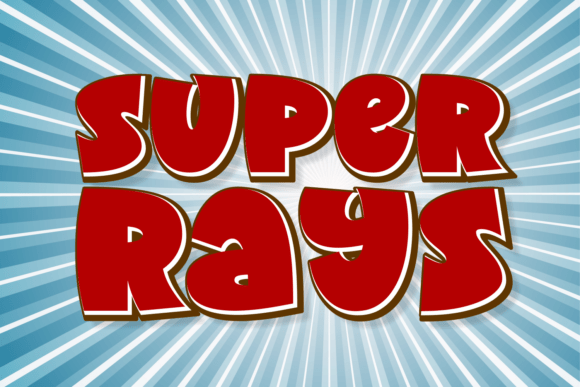 Super Rays: A Font for Bold and Creative Campaigns
