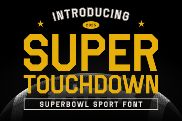 Super Touchdown: A Dynamic Font for Editorial Impact