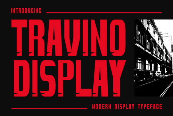 Travino Display: A Bold Typeface for Modern Editorial Design