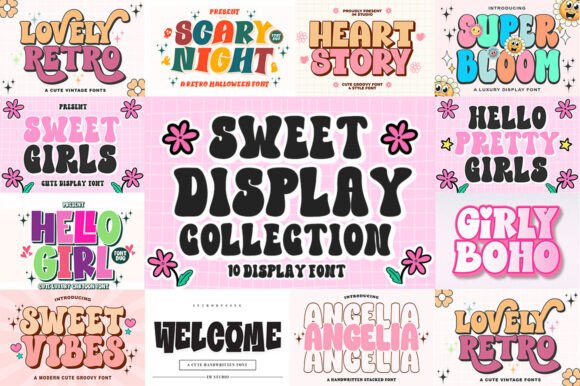 Unleash Creativity with Sweet Display Collection Font